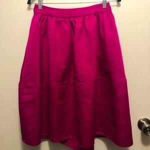 Express Magenta Circle Skirt